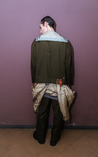 【受注予約】【COLLECTION LINE】2026-27 AW : sXe Origin Sailor Shirt Long : Beige