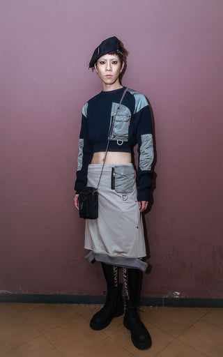【受注予約】【COLLECTION LINE】2026-27 AW : sXe Origin Command Sweater Short : Navy