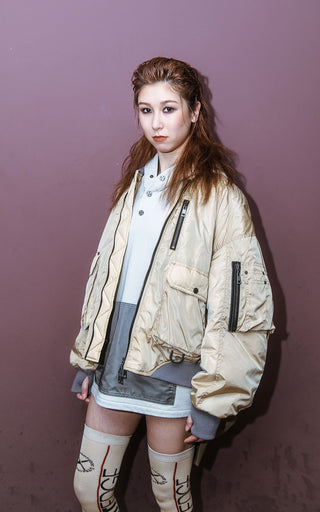 【受注予約】【COLLECTION LINE】2026-27 AW : sXe Origin MA-1 : Beige