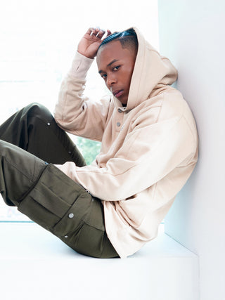 【CORE LINE】Hoodie:Sand Beige