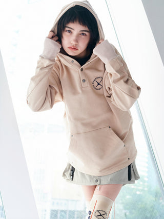 【CORE LINE】Hoodie:Sand Beige