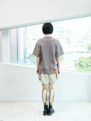 【先行予約】【CORE LINE】T-shirt x "MOFU": Charcoal Gray