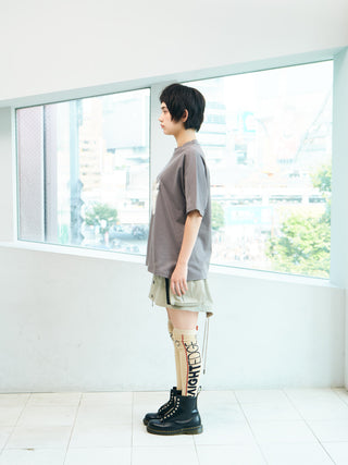 【先行予約】【CORE LINE】T-shirt x "MOFU": Charcoal Gray