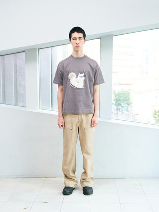 【先行予約】【CORE LINE】T-shirt x "MOFU": Charcoal Gray