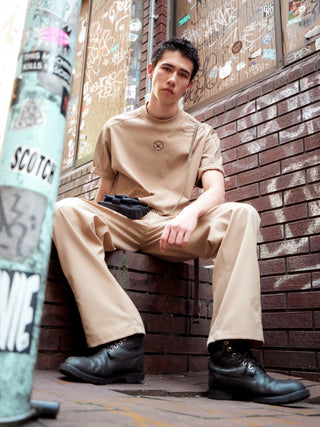 【CORE LINE】T-shirt:Sand Beige