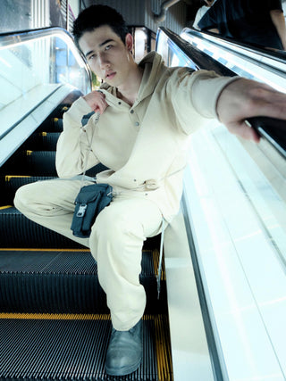 【CORE LINE】Hoodie:Sand Beige
