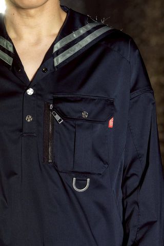 【受注予約】【COLLECTION LINE】2026-27 AW : sXe Origin Sailor Shirt Regular : Navy