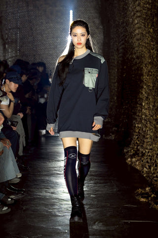 【受注予約】【COLLECTION LINE】2026-27 AW : sXe Origin Sweat Shirt Long : Navy