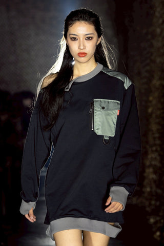 【受注予約】【COLLECTION LINE】2026-27 AW : sXe Origin Sweat Shirt Long : Navy