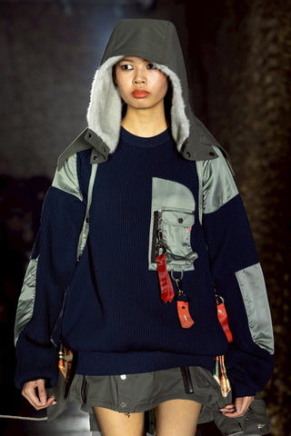 【受注予約】【COLLECTION LINE】2026-27 AW : sXe Origin Command Sweater Regular : Navy