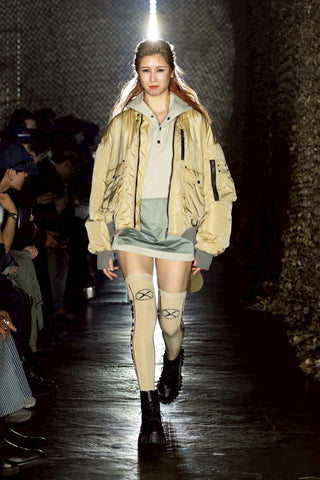 【受注予約】【COLLECTION LINE】2026-27 AW : sXe Origin Socks Knee-high : Beige