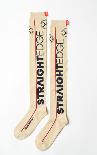 【受注予約】【COLLECTION LINE】2026-27 AW : sXe Origin Socks Knee-high : Beige