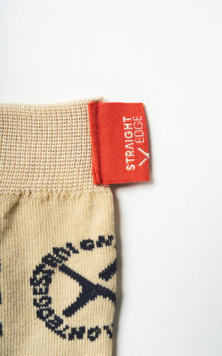 【受注予約】【COLLECTION LINE】2026-27 AW : sXe Origin Socks Knee-high : Beige