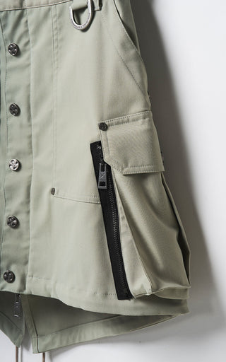 【受注予約】【COLLECTION LINE】2026-27 AW : sXe Origin Field Skirt : Light Green