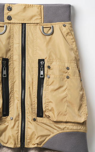 【受注予約】【COLLECTION LINE】2026-27 AW : sXe Origin Aviator Skirt : Beige