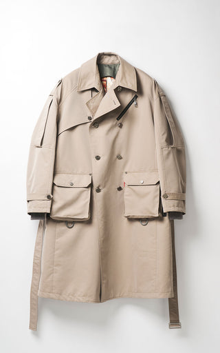 【受注予約】【COLLECTION LINE】2026-27 AW : sXe Origin Trench Coat : Beige