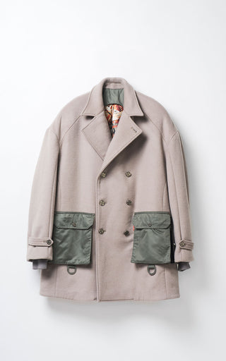 【受注予約】【COLLECTION LINE】2026-27 AW : sXe Origin Pea Coat : Beige