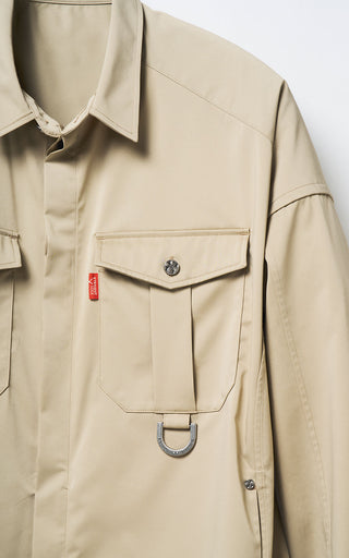 【受注予約】【COLLECTION LINE】2026-27 AW : sXe Origin Shirt Long : Beige