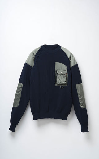 【受注予約】【COLLECTION LINE】2026-27 AW : sXe Origin Command Sweater Regular : Navy