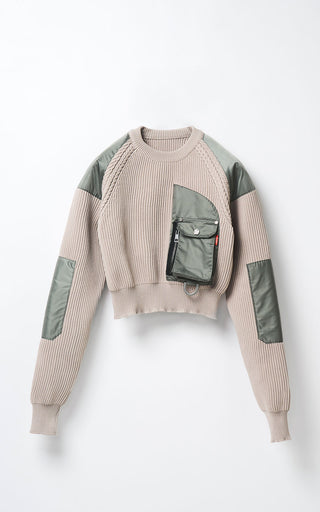 【受注予約】【COLLECTION LINE】2026-27 AW : sXe Origin Command Sweater Short : Beige