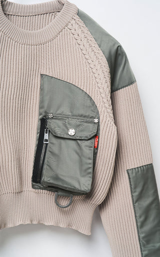 【受注予約】【COLLECTION LINE】2026-27 AW : sXe Origin Command Sweater Short : Beige