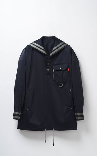 【受注予約】【COLLECTION LINE】2026-27 AW : sXe Origin Sailor Shirt Long : Navy