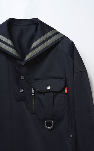 【受注予約】【COLLECTION LINE】2026-27 AW : sXe Origin Sailor Shirt Long : Navy
