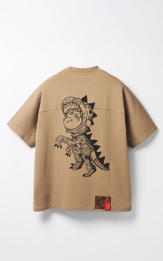 【先行予約】【CORE LINE】T-shirt x "NISHINO AKIHIRO":Sand Beige