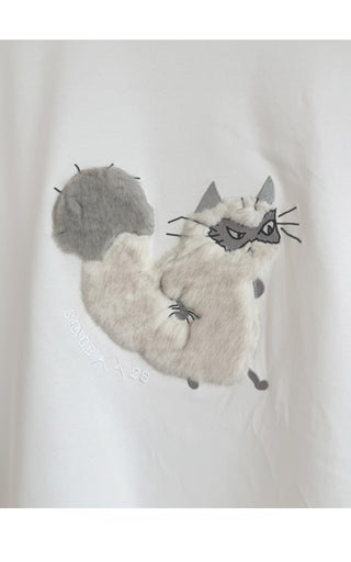 【限定50着】【CORE LINE】T-shirt x "MOFU": Off White
